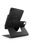 Uniq Apple iPad Pro 13 (2024) Rovus Snapmount 360 Derece Dönebilen Manyetik Tablet Kılıf - Siyah - Görsel 7